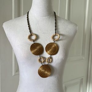 Necklace - Boho Style in Golden Grass